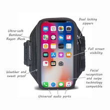 Load image into Gallery viewer, Armpocket X Plus armband for iPhone 15/14/13/12/11 Pro Max, XS Max Galaxy Note 20 S23/S22/S21/20 Ultra & large full screen devices