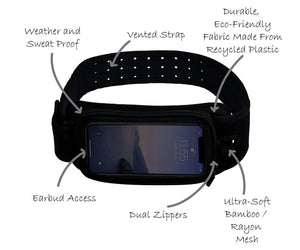 Armpocket Active Belt - Buckle Free Running Belt - One Size Fits All
