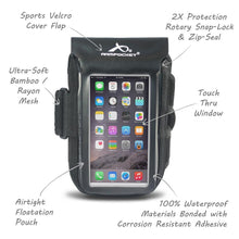Load image into Gallery viewer, Aqua 100% Waterproof Armband for iPhone 11 Pro/X/8/7, Galaxy S7/S6 &amp; more - SAVE 50%
