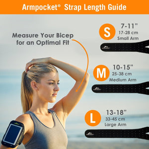 Armpocket Racer Plus - Thin Armband for iPhone 13 mini/12 mini/8/7/6 Plus