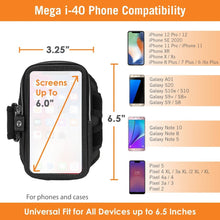 Load image into Gallery viewer, Armpocket Mega i-40 Running Phone Armband for iPhone 15/14/13/12/11/11 Pro/XS/XR/X, Galaxy Note 10, S23/S22/S21/S20 & more - SAVE 20%