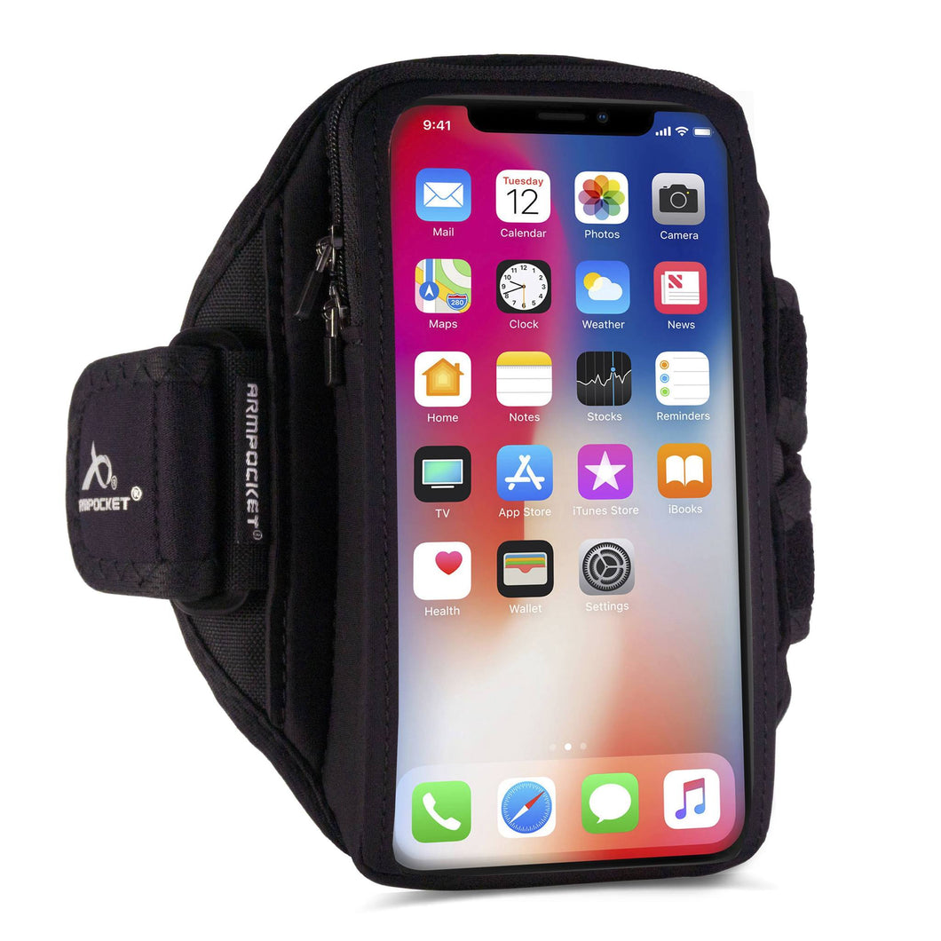 Armpocket X Plus armband for iPhone 13/12/11 Pro Max, XS Max Galaxy Note 20/S21/20 Ultra & large full screen devices